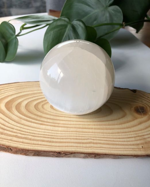 Selenite Crystal Sphere