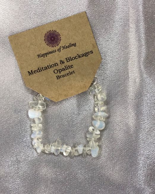 Opalite Crystal Chip Bracelet