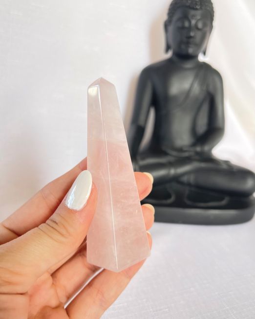 Rose Quartz Obelisk
