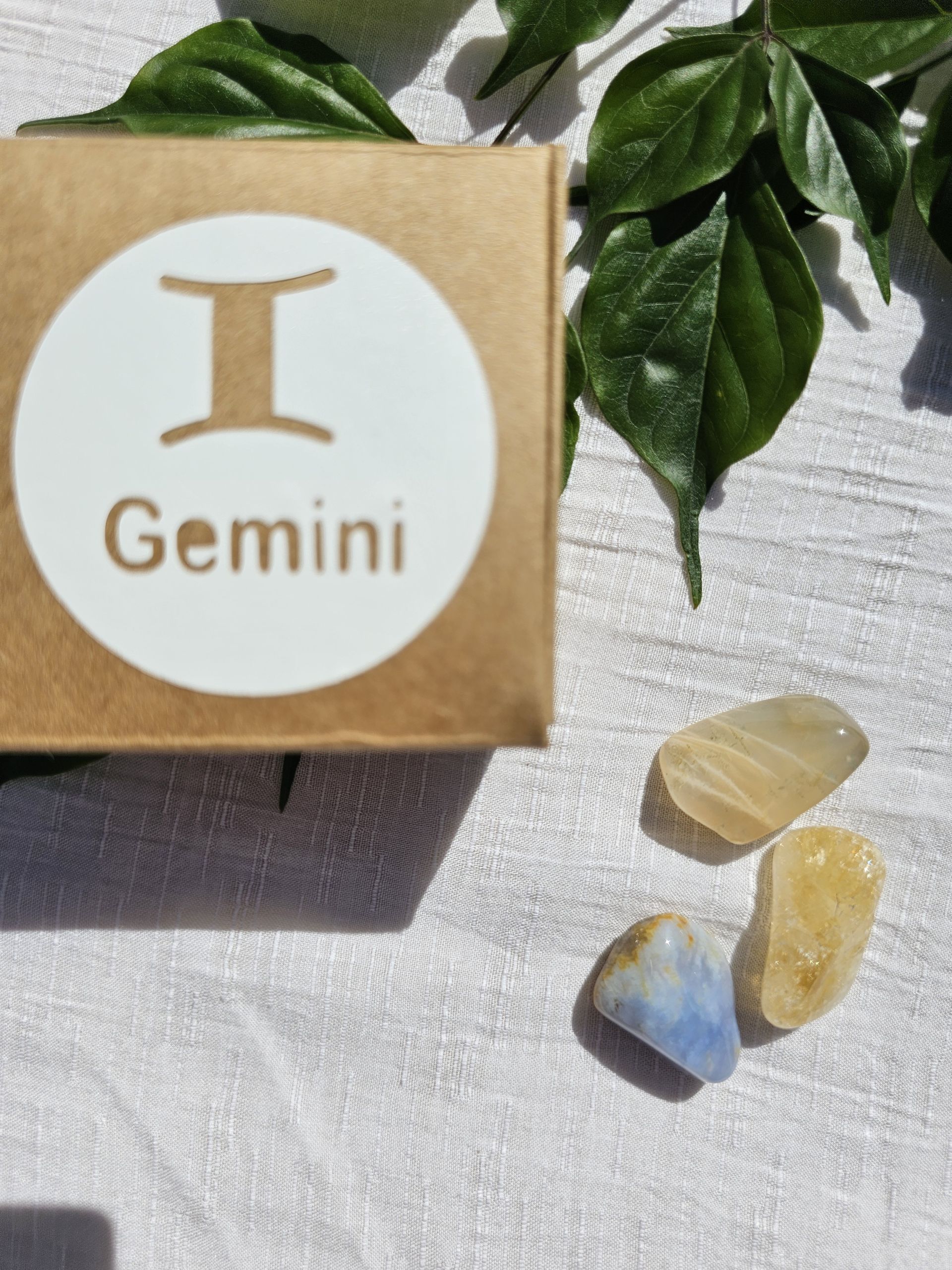 Gemini Crystal Zodiac Set | Happiness of Healing