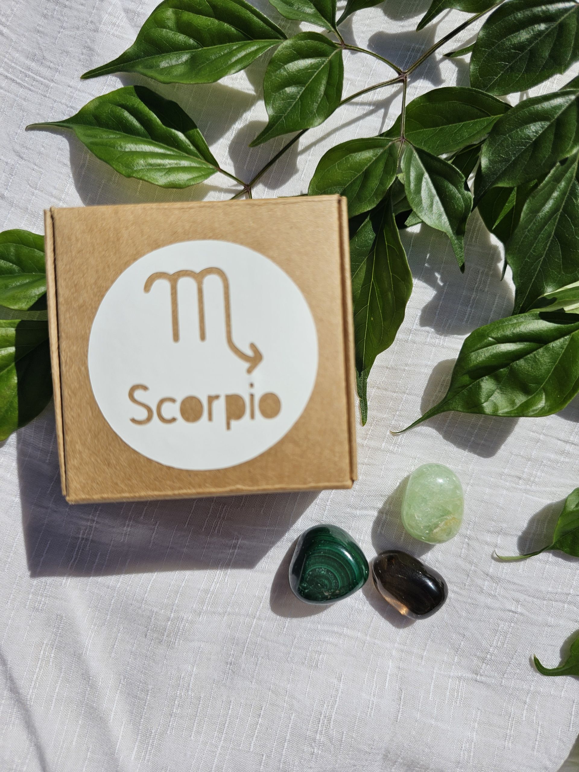 Scorpio Crystal Zodiac Set | Happiness of Healing