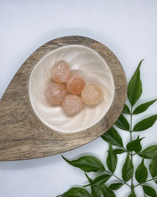 Orange Selenite Tumble