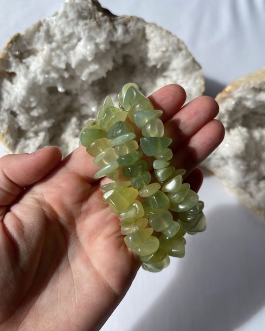 New Jade Chunky Crystal Bracelet