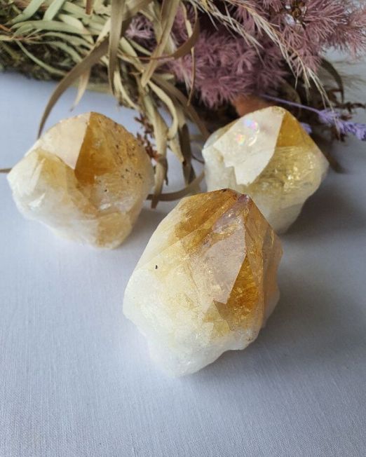 Citrine Cut Base Point