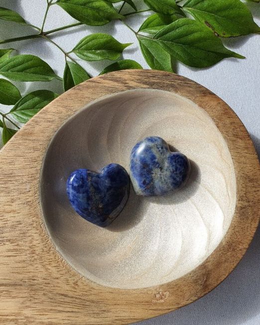 Blue Sodalite Heart