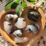 Quartz with Black Tourmaline