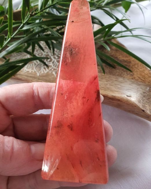 Strawberry Obsidian Obelisk