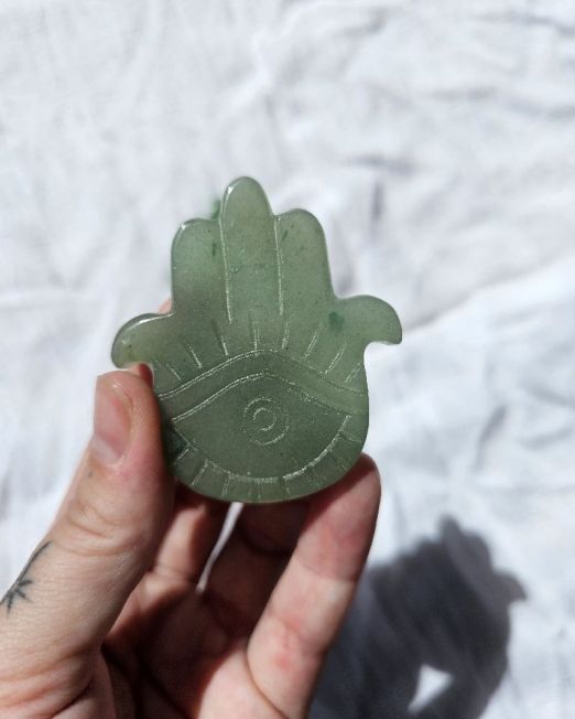 Crystal Hand Green Aventurine