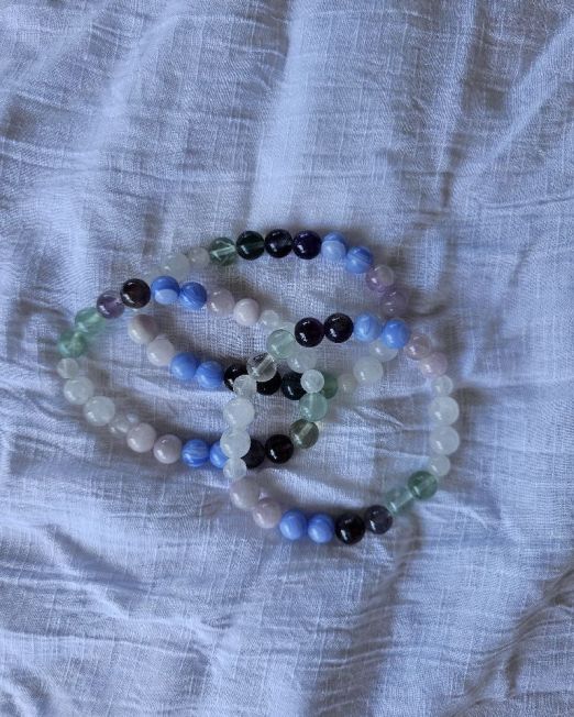 Crystal Bead Bracelet - Anxiety